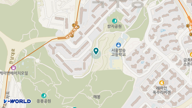 남산실버복지센터 위치 지도