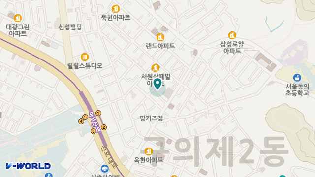 광진소규모요양시설 위치 지도