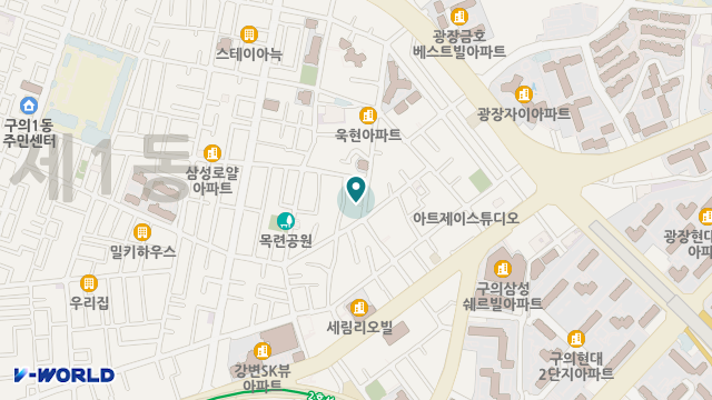 광진원광실버센터 위치 지도