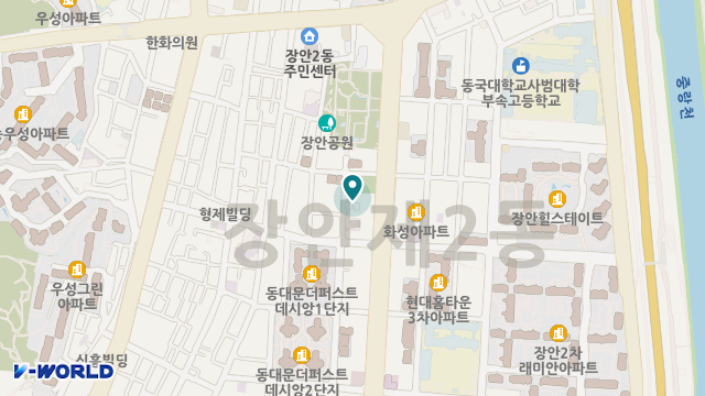 은천노인요양센터 위치 지도