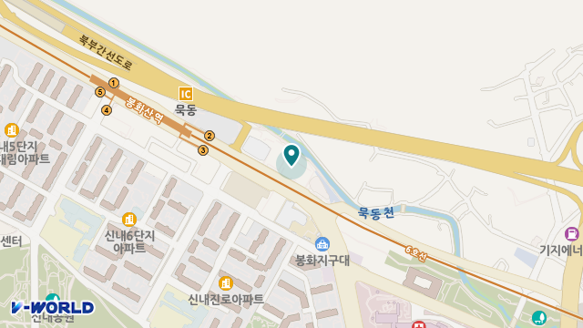 서울꽃동네신내노인요양원 위치 지도