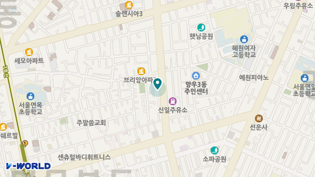 면목요양원 위치 지도