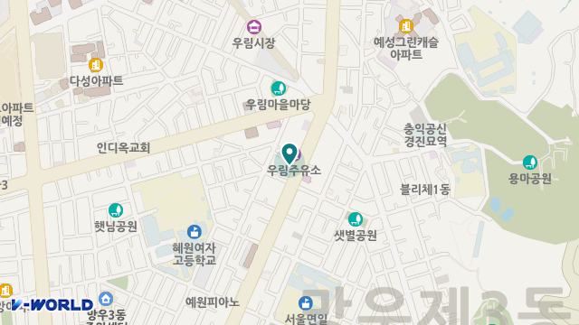 상봉요양원요양센터 위치 지도