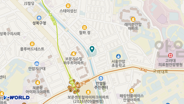 보문요양원 위치 지도