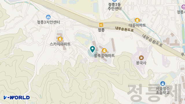 정릉노인요양원 위치 지도