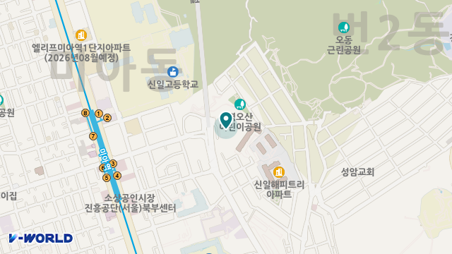 강북실버종합복지센터 위치 지도