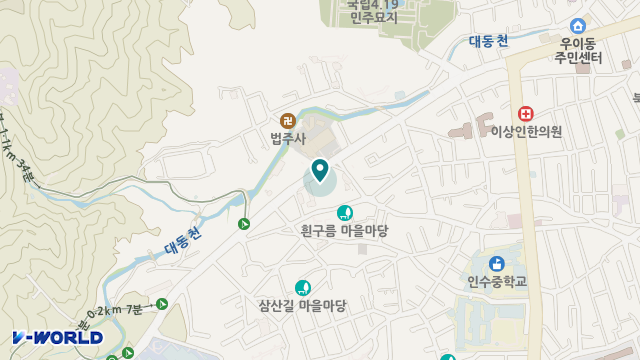 봄날북한산요양원 위치 지도