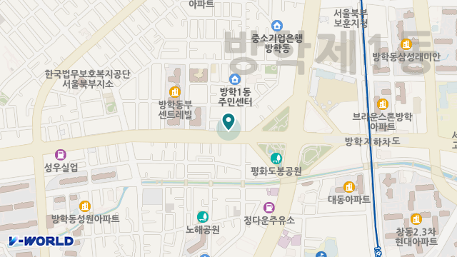 꿈에그린요양원1 위치 지도