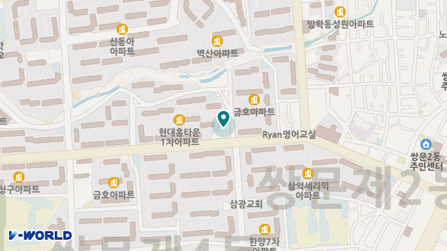 쌍문늘푸른요양원 위치 지도