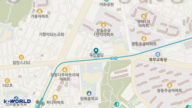 실버빌요양원 위치 지도