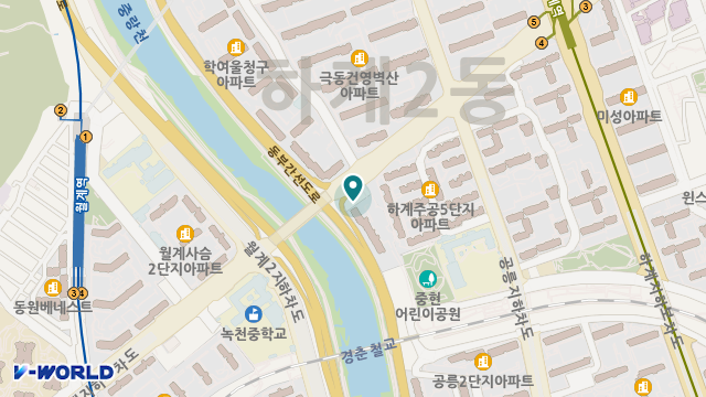 구립하계실버센터 위치 지도