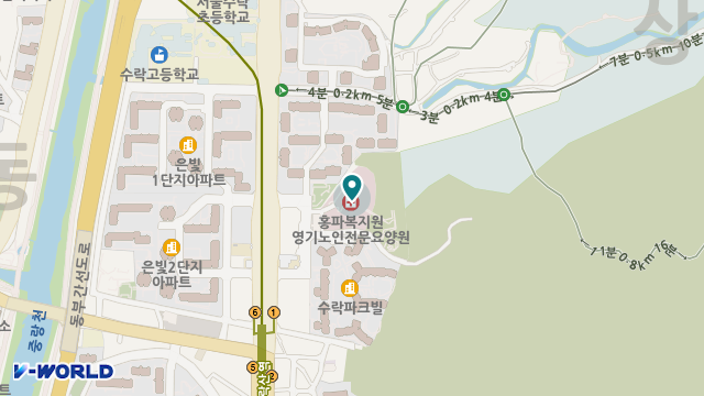 영기노인요양원 위치 지도
