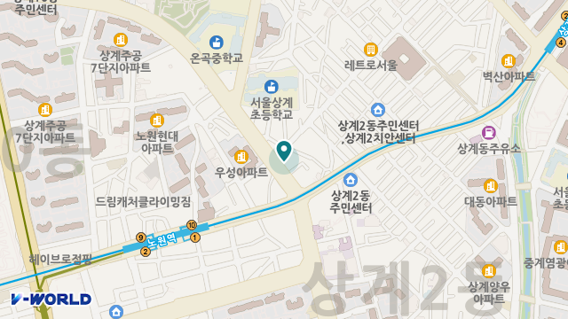 노원요양복지원 위치 지도