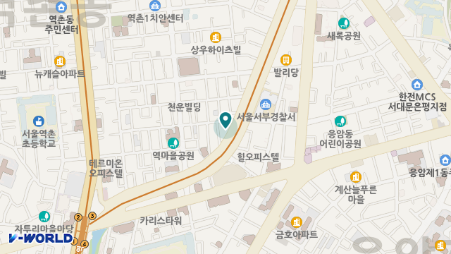 은평요양원 위치 지도