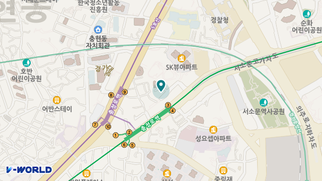 중앙소규모요양시설 위치 지도