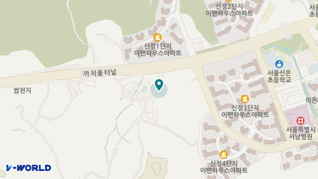 구립양천어르신요양센터 위치 지도