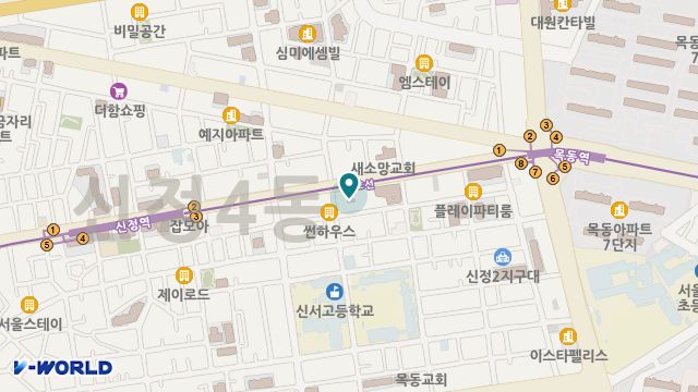 정다운요양원 위치 지도