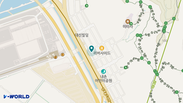 행복한집 위치 지도