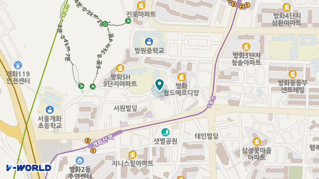 봄날서울요양원 위치 지도