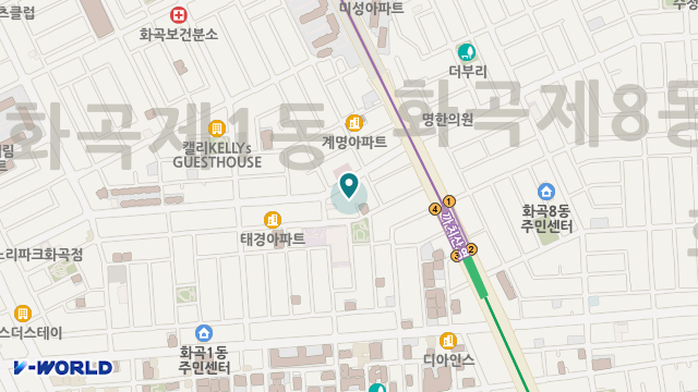 푸른요양원 위치 지도