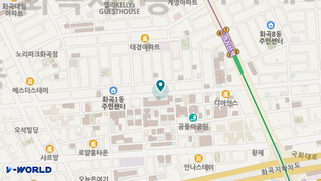 가족사랑노인요양원 위치 지도