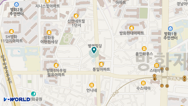 봄날실버센터 위치 지도