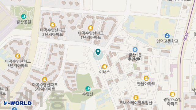 푸른소나무강서요양원 위치 지도
