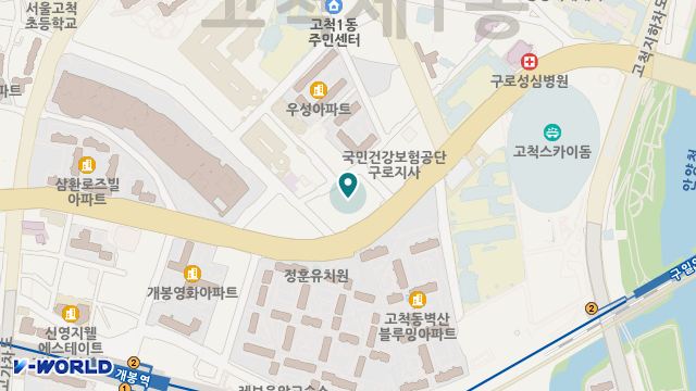 효도로 노인전문요양원 위치 지도