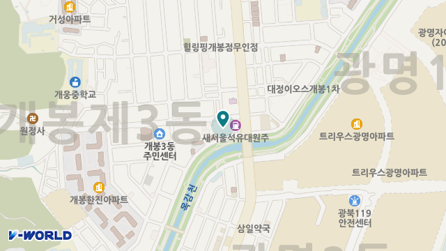 구로푸른요양원 위치 지도