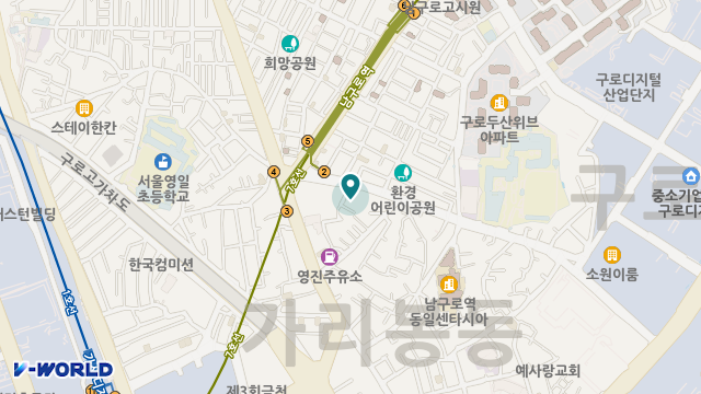 휴림실버요양센터 위치 지도