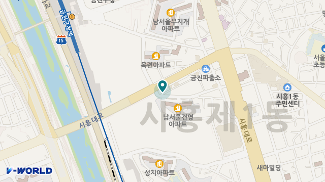 노인요양센터 인영실버 위치 지도