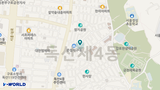 대한실버하우스 위치 지도
