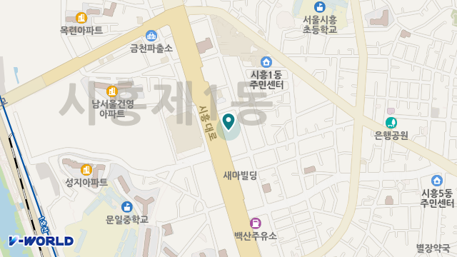금천에이스요양원 위치 지도