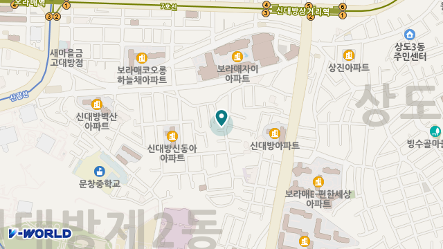 동작요양원 위치 지도