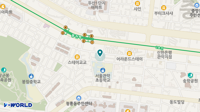 서울에덴실버타운 위치 지도