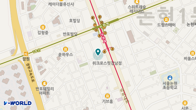 장생시니어타운 위치 지도