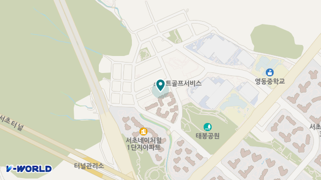 KB골든라이프케어 서초 빌리지 위치 지도