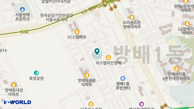 서초 어반 시니어스 위치 지도