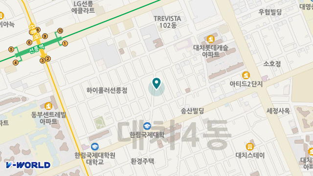 구립대치노인요양센터 위치 지도