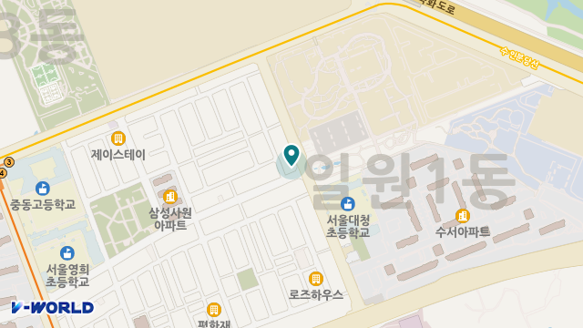 강남유명요양원 위치 지도