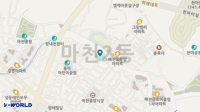 송파그린요양원2 위치 지도