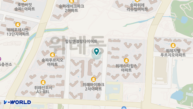 KB골든라이프케어 위례 빌리지 위치 지도