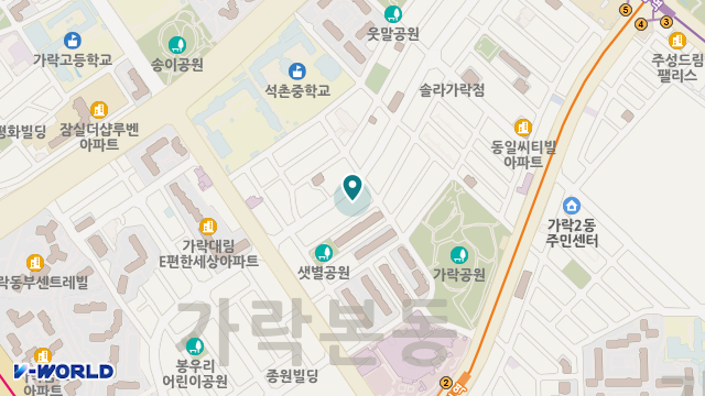 가락사랑요양원 위치 지도
