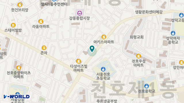 흰돌장기요양센터1호점 위치 지도