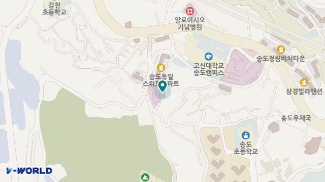 송도사랑요양원 위치 지도