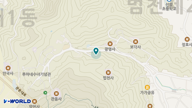 송원노인전문요양원 위치 지도