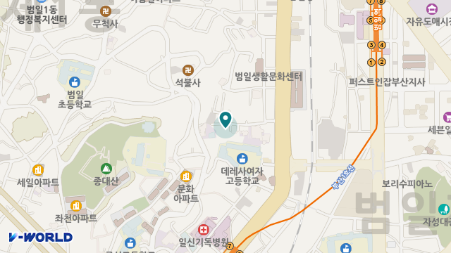 지혜실버홈 위치 지도