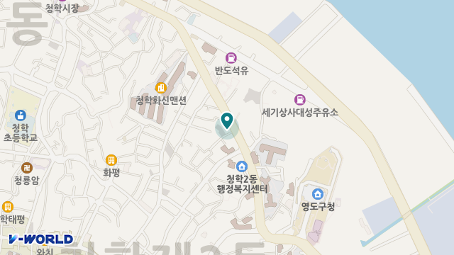 부산사랑실버홈 위치 지도