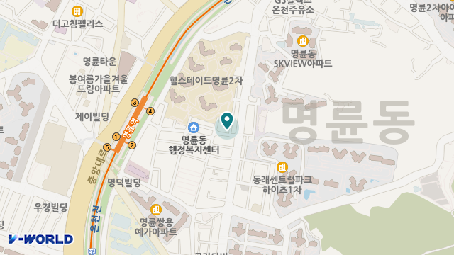 원광효마을요양원 위치 지도
