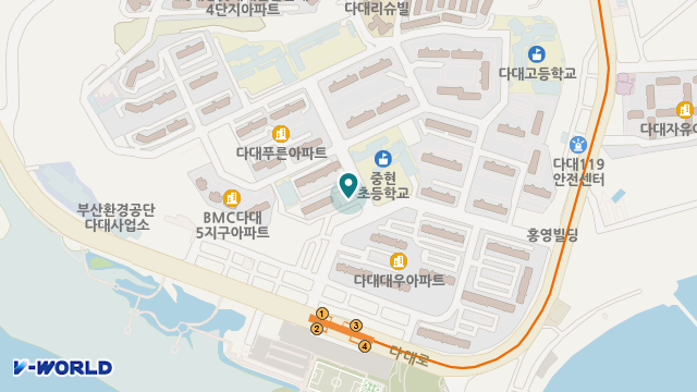 안심노인건강센터 사하점 위치 지도